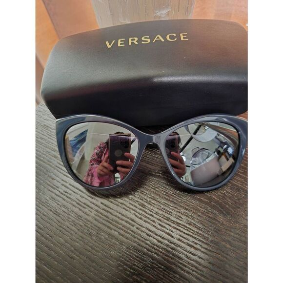 Versace Navy Medusa 4348 Sunglasses - Picture 1 of 8